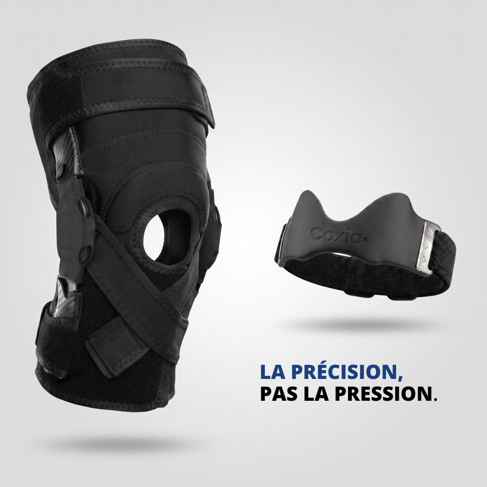Elle cible ce qu'une genouillère ne peut pas <em>atteindre.</em>